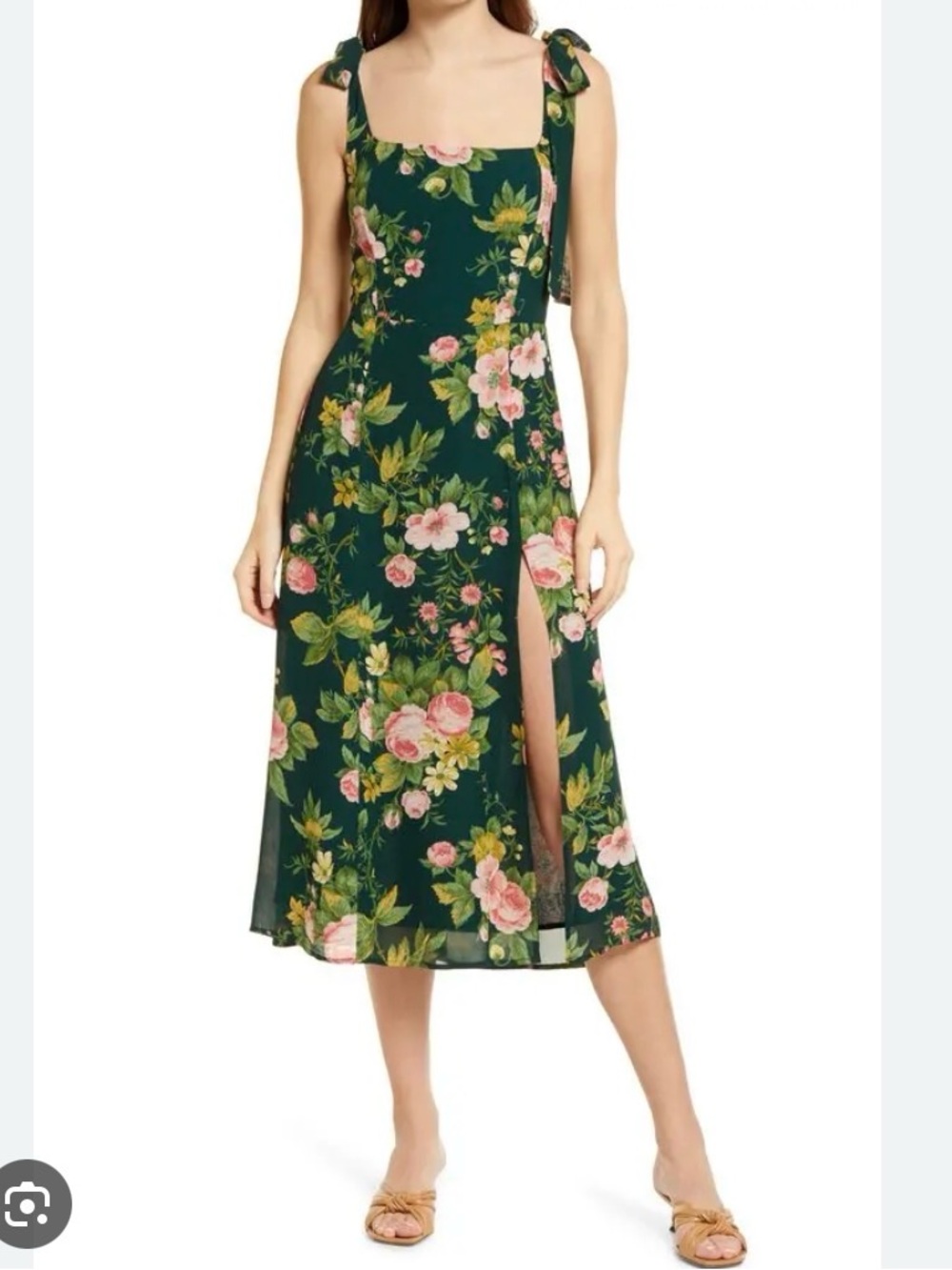 Reformation Twilight Floral MIDI Dress